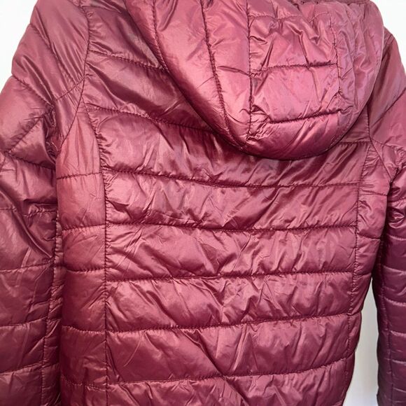 Women’s Maroon Puffer Jacket | Size Small - Picture 4 of 5